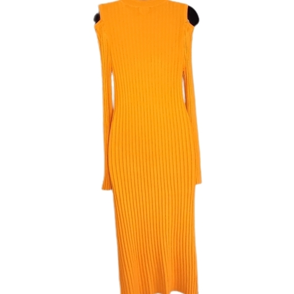 COLD Shoulder Ankle Length Dress ❤️ - Picture 2 of 3